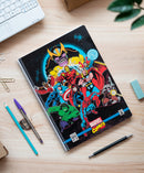 schrijfblok The Avengers A4 ringband geruit zwart