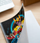 schrijfblok The Avengers A4 ringband geruit zwart