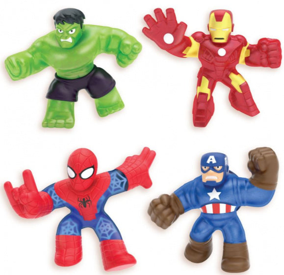 Marvel Heroes Goo Jit Zu Super Stretch Figuren 4 Stuks