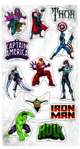 stickers The Avengers jongens 10 x 21 cm papier