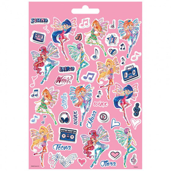 stickers Winx Club meisjes 21,5 x 14,5 cm papier