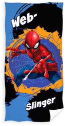 strandlaken Spider-Man 70 x 140 cm katoen rood/blauw