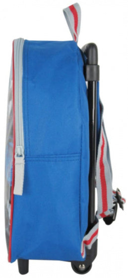 trolley-rugzak Avengers jongens 31 cm polyester blauw
