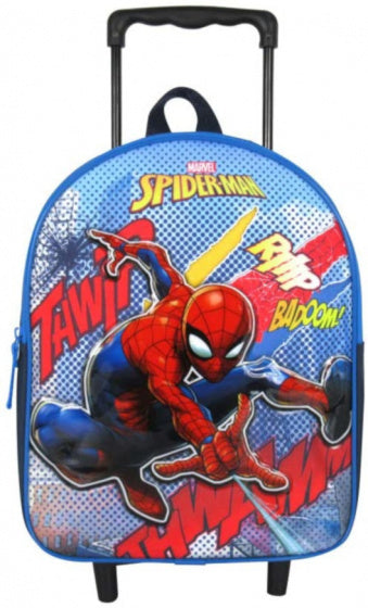 trolley rugzak Spider-Man 8 liter softcase blauw/rood