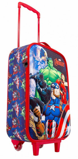 trolley Avengers junior 30 liter polyester rood/blauw