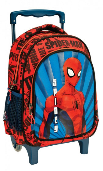 trolley rugzak Spider-Man junior 11 liter rood/blauw