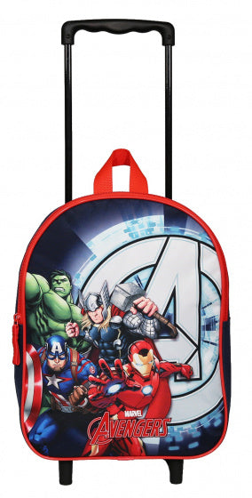 trolleyrugzak Avengers 17 liter 38 cm polyester blauw