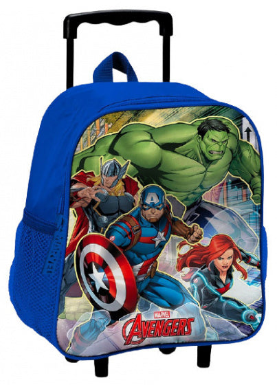 trolleyrugzak Avengers junior 9,2 liter polyester blauw