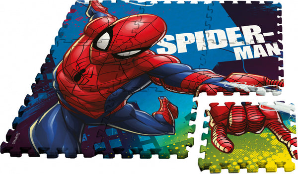 vloerpuzzel Spider-Man junior 90 cm foam 9-delig