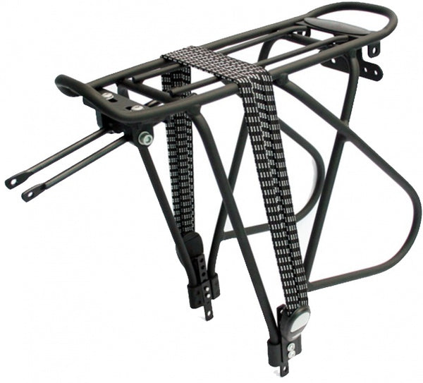 Achterdrager 26/28" Massload verstelbaar - mat zwart