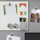 magneetklemmen 3,7 x 2,7 cm staal zilver 12 stuks