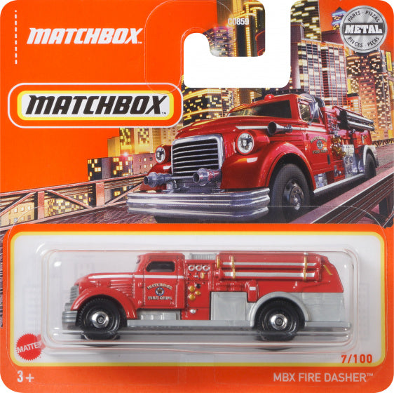 modelvoertuig Fire Dasher schaal 1:75 staal rood