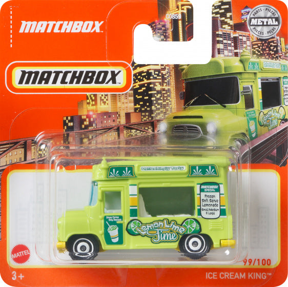 modelvoertuig Ice Cream King schaal 1:75 staal lime