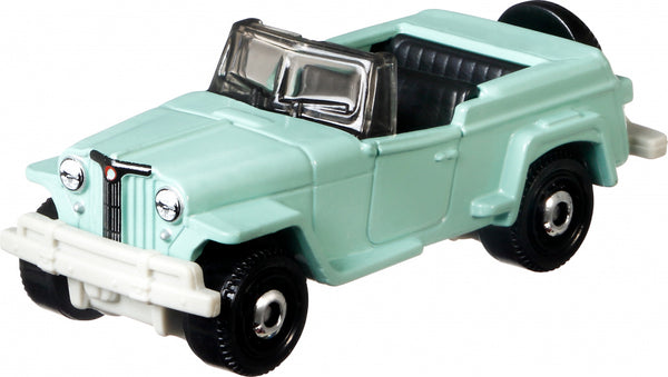 modelvoertuig Jeep 1948 Willy 1:52 staal mintblauw