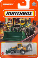 modelvoertuig MBX Backhoe schaal 1:64 staal geel