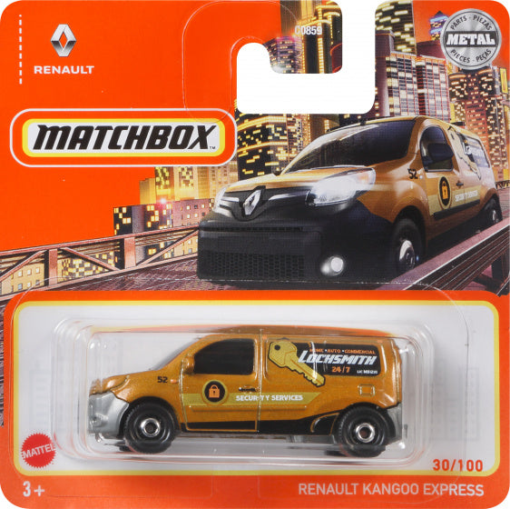 modelvoertuig Renault Kangoo Express 1:70 staal oranje