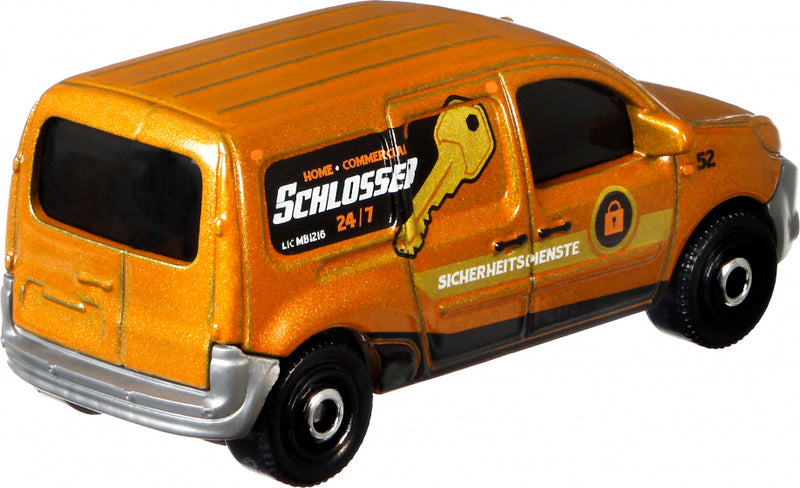 modelvoertuig Renault Kangoo Express 1:70 staal oranje