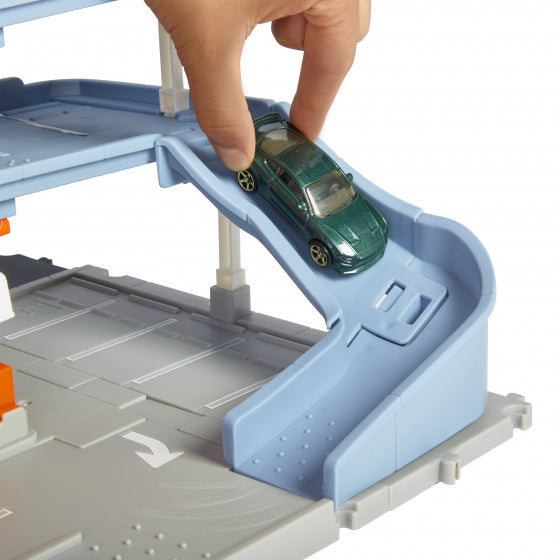 speelset Action Drivers parkeergarage oranje 2-delig