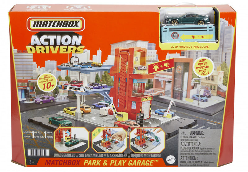 speelset Action Drivers parkeergarage oranje 2-delig