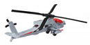 helikopter Sky Busters AH-64 Apache 10 cm die-cast grijs