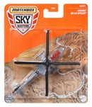 helikopter Sky Busters AH-64 Apache 10 cm die-cast grijs