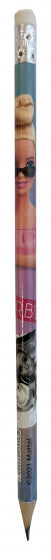 potlood Barbie junior 17,5 cm hout blauw