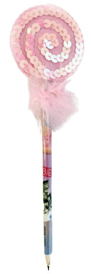 potlood Barbie junior 23 cm hout roze