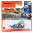 aanhanger Speedtrapper 1:64 staal blauw/geel