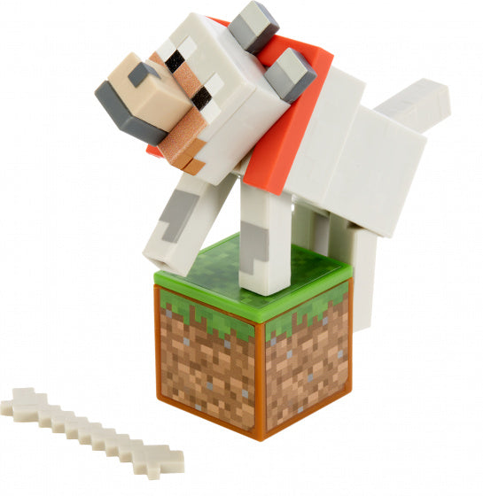 speelfiguur Wolf Comic Maker 8 cm grijs