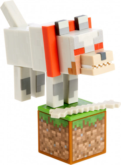 speelfiguur Wolf Comic Maker 8 cm grijs