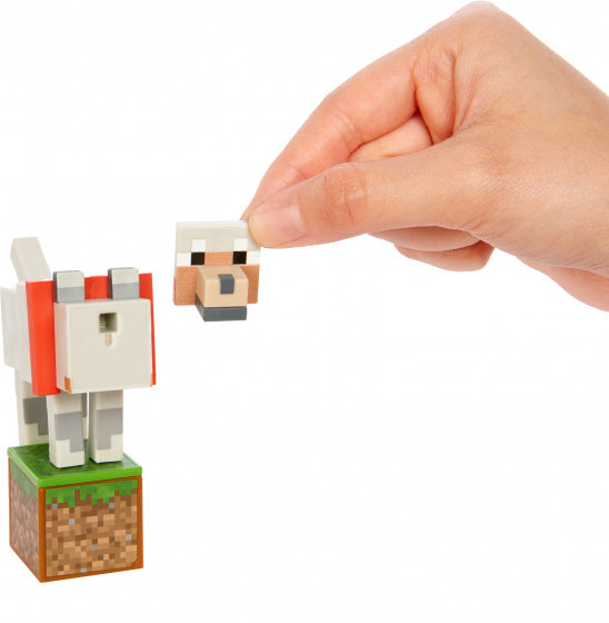 speelfiguur Wolf Comic Maker 8 cm grijs