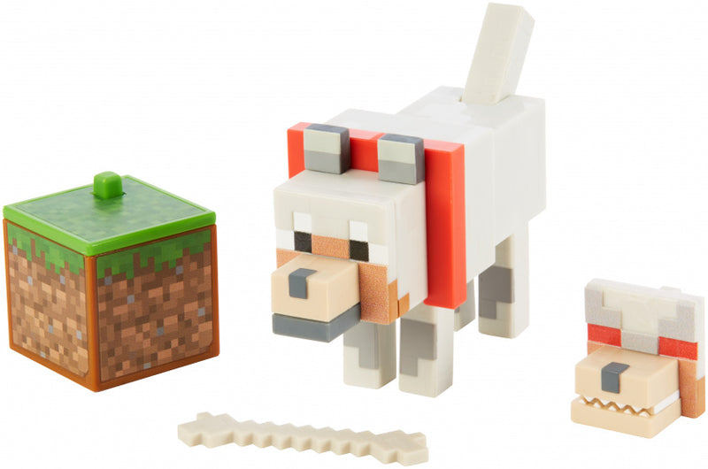 speelfiguur Wolf Comic Maker 8 cm grijs