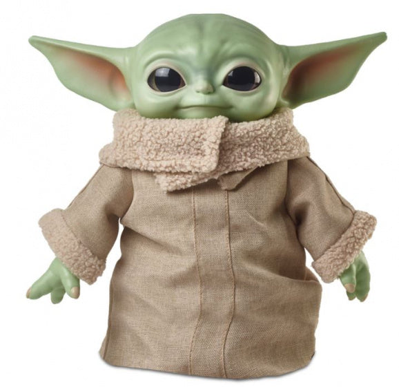 speelfiguur Yoda junior 28 cm katoen groen/bruin