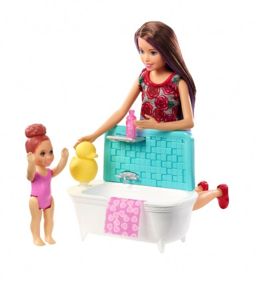 Barbie Skipper Babysitters - Badtijd