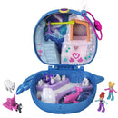 speelset Polly Pocket Freezin Fun 12,8 cm blauw 6-delig