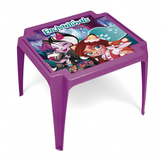 tafel Enchantimals junior 50 x 55 x 44 cm paars