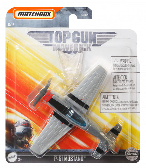 vliegtuig Top Gun: Maverick P-51 Mustang 10 cm die-cast