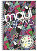 notitieboek B5 softcover paars/roze 70 pagina's