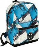 rugzak junior 6 liter 25 x 30 cm polyester blauw/wit