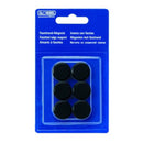 magneten 20 x 8 mm zwart 6 stuks