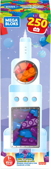 Mega Bloks Build and Create Box 250-delig