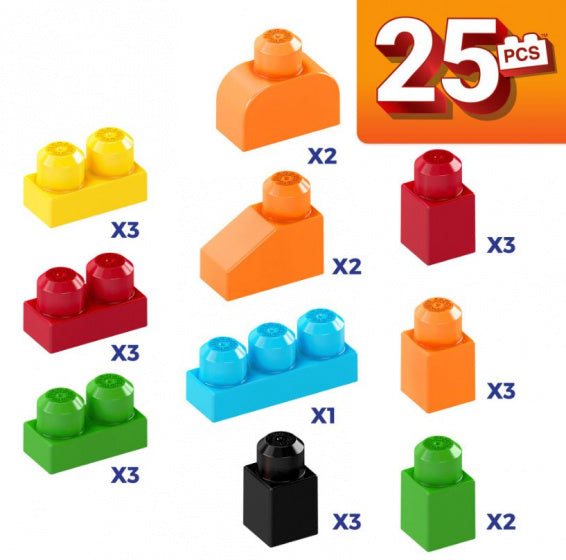 constructiespeelgoed Laughing Lion junior 25-delig