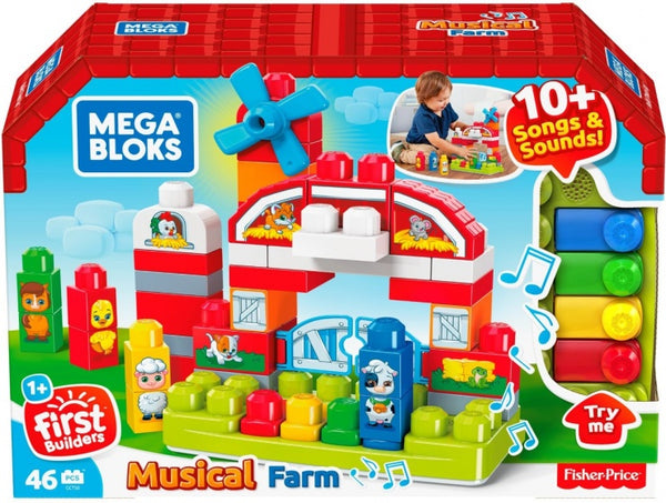 Mega Bloks Muzikale Boerderij 46-delig