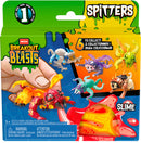 slijmfiguren Breakout Beast Spitters blauw 2-delig