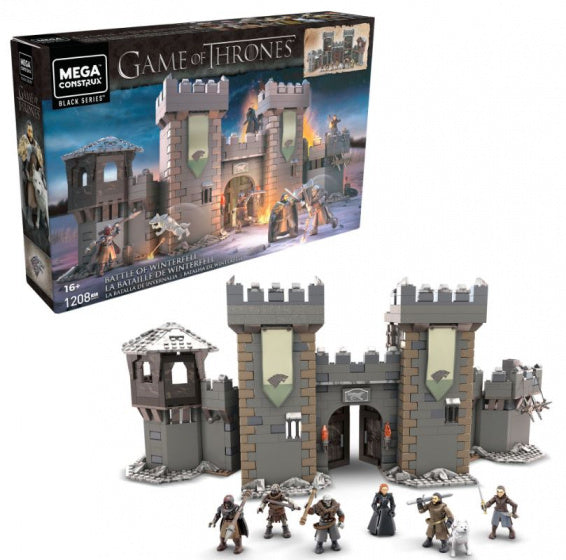 bouwset Battle of Winterfell GOT grijs 1208-delig