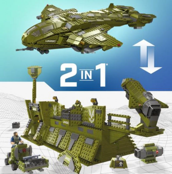 bouwset Halo Pelican 53,5 cm groen 2404-delig