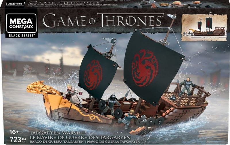 bouwset GOT Targaryen Ship bruin 723-delige