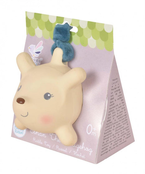 rammelaar egel junior 10 cm rubber beige