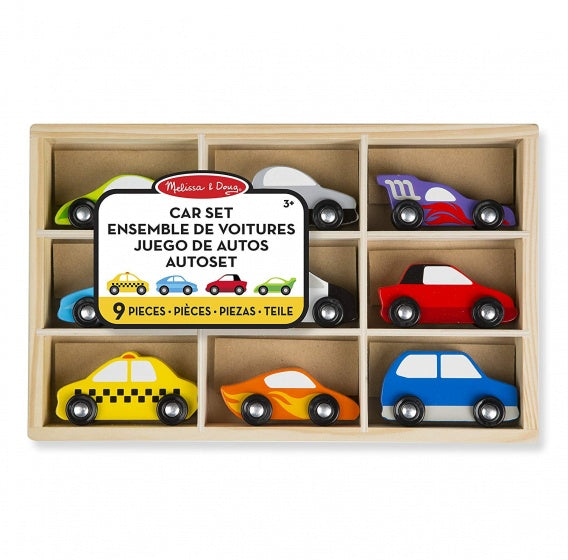 auto-set jr. 10 cm hout 10-delig