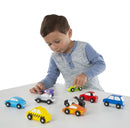 auto-set jr. 10 cm hout 10-delig